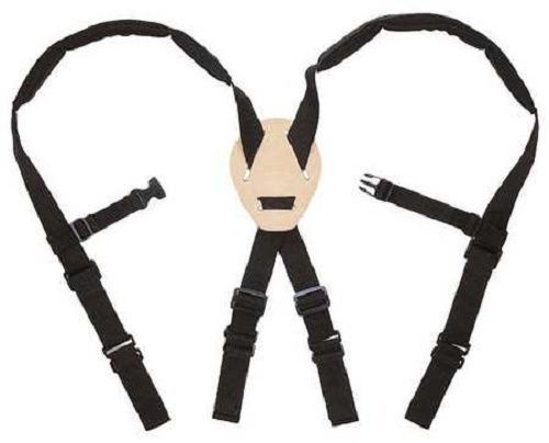 CLC 5122 Padded Construction Suspenders, Black