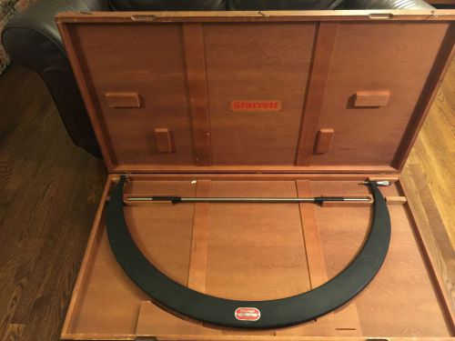 STARRETT TUBULAR BOW TYPE MICROMETER NO. 736  42-43&#034;