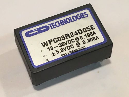 C&amp;D TECHNOLIGIES : Power Converters : DC-DC : PCB Mount : 24 VDC - 5 VDC : WPC03