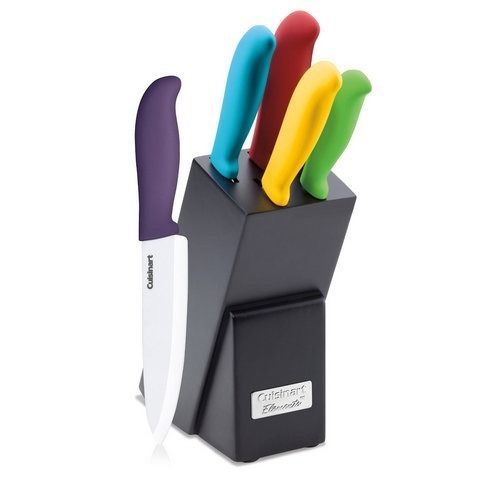 Cuisinart c59ce-c6p ceramic cutlery set w / ergonomically designed handle for sale