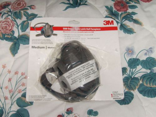 New 3M 6500 Quick Latch Half Facepiece Face Mask M Medium