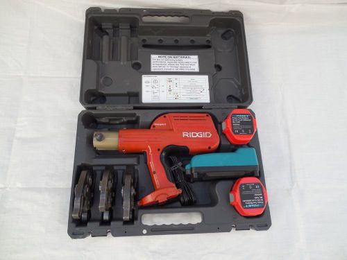 Ridgid 100B propress press pressing crimp crimper tool &amp; 3 JAWS