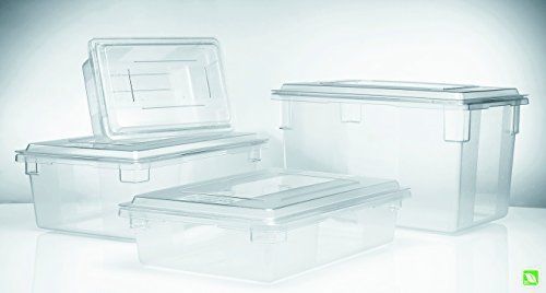 Rubbermaid Clear Plastic 5-Gallon Food Box