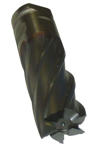 NEW NIAGRA 2-1/2&#034; TiCN COATED 6 FLUTE END MILL 9&#034; OAL 6&#034; FL LENGTH