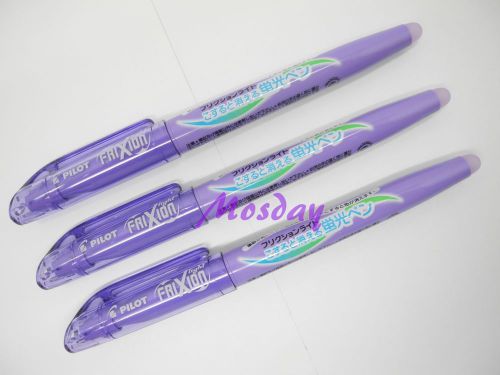 3 Pcs Pilot Frixion SFL-10SL Erasable Highlighter, VIOLET