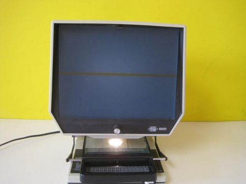 Eyecom 1000 microfiche reader viewer model 10001 desktop working used guaranteed for sale