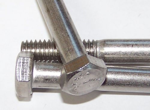 100 BULK Qty-18-8 Stainless Steel NC Hex Head Bolt 5/16-18X2(13359)