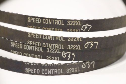 Lot of (4) Speed Control 322XL 037 Drive Timing Belt 3/8&#034; 161 GRV 12-201804-008