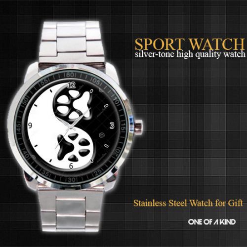 paw print yin sport Metal Watch