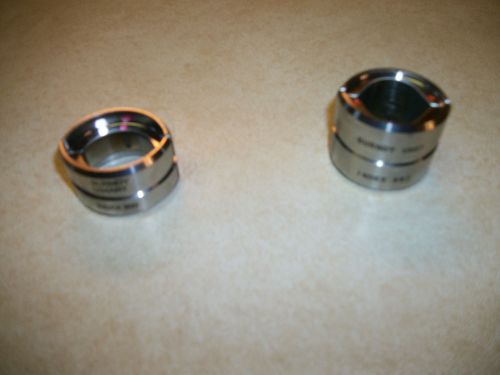 LOT OF 2 BURNDY STAINLESS DIE INDEX 300 U34ART INDEX 997 U997