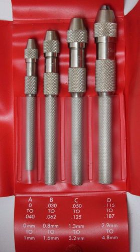 STARRETT NO. S 162 PIN VISES SET