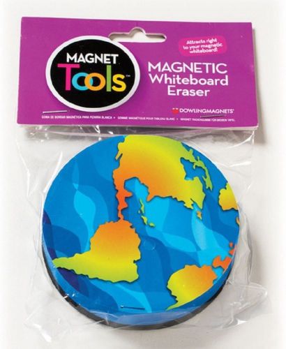 Earth shaped magnetic whiteboard eraser - dry erase magnet tool for sale