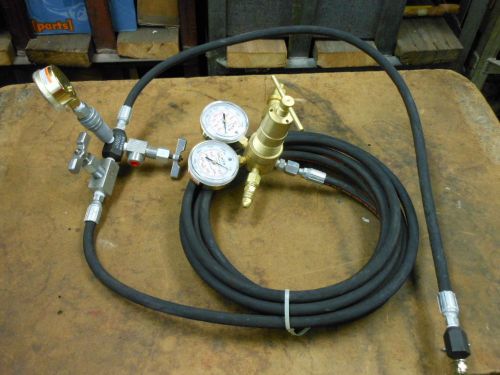 Victor SR4J Hydraulic Accumulator High Pressure Nitrogen Charging Kit Bobcat CAT