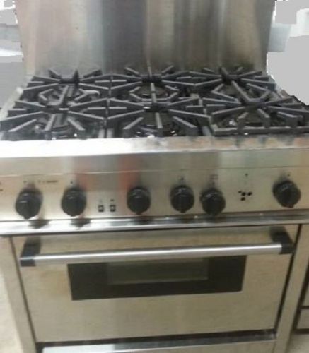 Thermadoor 6-Burner Pro Grand Stainless Steel Gas Range