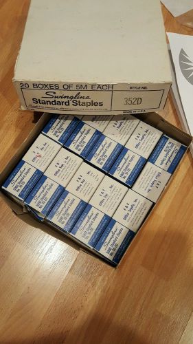 10 LOT OF SWINGLINE 35-2D 352D STAPLES NIB 2 DRAWER BOX boxes