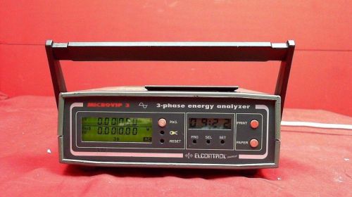 Elcontrol Energy MicroVIP 3-Phase Energy Analyzer *Unit Powers On*