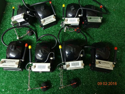 Earmark Series 4 Headset HLMR-4 with VOX 130 LOT 4  &#034;NO HARD HATS&#034;