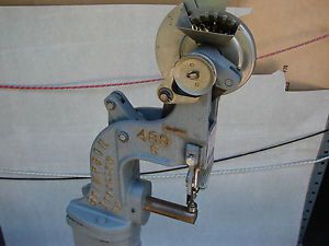 STIMPSON 489 S AUTOMATIC FEED MACHINE A614 EYELET GROMMET W/ 135,000 PCS. BRASS