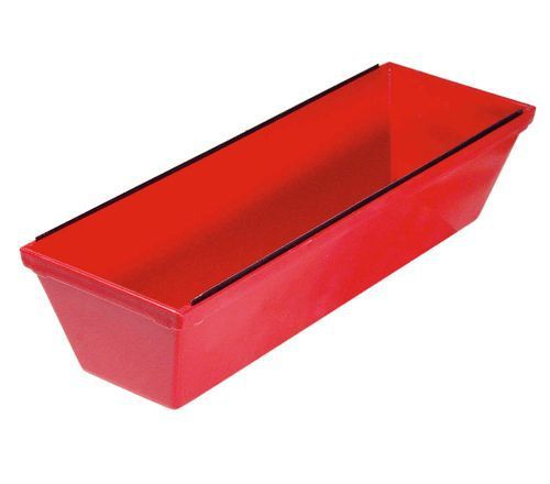 Mud pan,12&#034; plastic,red for sale