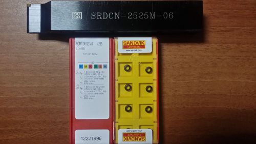 20 inserts RCMT 06 02 M0 4235  SANDVIK + HOLDERS SRDCN 2525K 06   S.G.C.T.