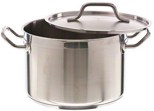 Update International SPS-8 8 Qt Induction Ready Stainless Steel Stock Pot