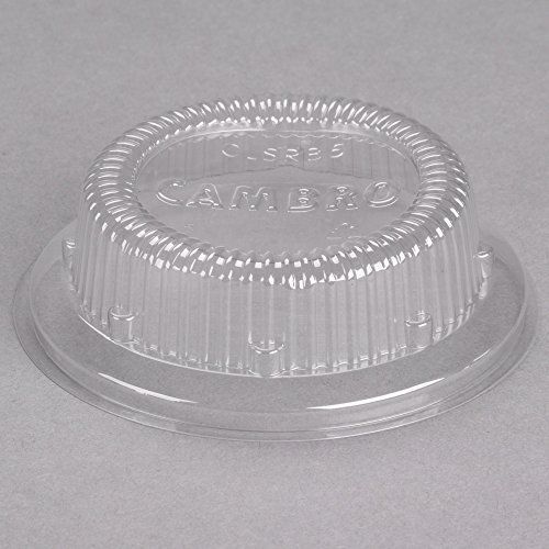 Cambro clsrb5152 disposable lid, fits swirl bowl #srb5cw, clear - 1000 / cs for sale