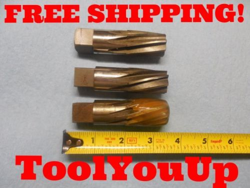 3pcs 3/4 PIPE TAP REAMER .750 HSS NPT? NPTF? TOOLING MACHINE SHOP MACHINIST TOOL