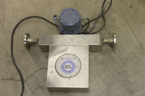 NICE MICRO-MOTION FLOW METER IFT97011N3U W/ F100SI128SU