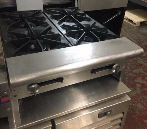 American Range 4 OPEN BURNER 24&#034; Broiler