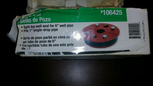 CAST IRON 6&#034; PIPE PUMP WELL SEAL FITS 1 in SINGLE-DROP PIPE 106425