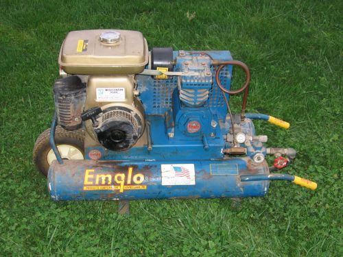 Emglo gas powered wheel barrow portable air compressor model k5wga-8p tools nail for sale