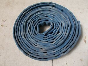 50&#039; Blue Canvas 1 1/2&#034; Fire Hose *Tug-o-War * Boat Bumper * Active Shooter