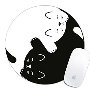 Royal Up Cat Custom Mouse Pad Gaming Mat Keyboard Pad Waterproof Material Round