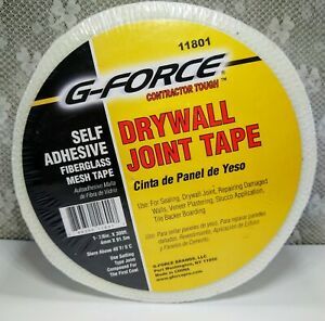 G-FORCE 11801 1-7/8&#034; X 300&#039; SELF ADHESIVE FIBERGLASS JOINT TAPE