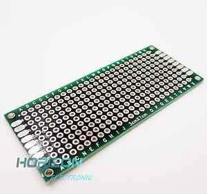 10Pcs Double Side Prototype PCB Bread board Tinned Universal 3x7 cm 30x70 mm