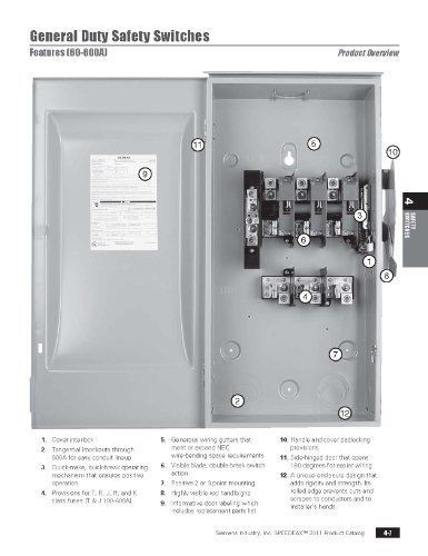 Murray gp321nu es 30 amp  240-volt  2 pole  fus indoor rated  general duty for sale