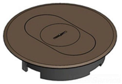 NIB Carlon E97SSRB Brown Non-Metallic Round Floor Box NPS Receptacle Cover