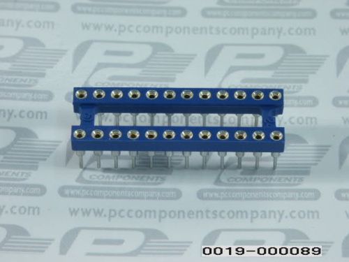 15-PCS CONN DIP SOCKET SKT 24 POS 2.54MM SOLDER ST THRU-HOLE 24-3518-10 24351810