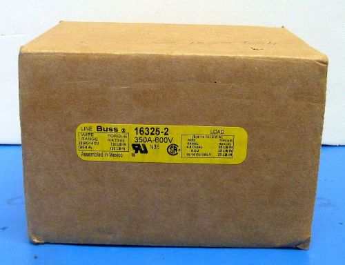 Bussman line buss power distribution terminal block 16325-2: 350a, 600v for sale