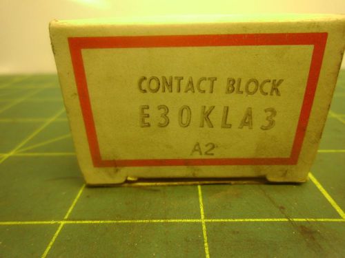 CUTLER HAMMER E30KLA3 CONTACT BLOCK # J54397