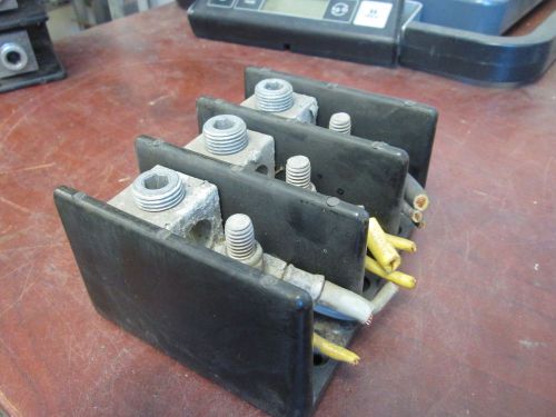 Bussmann/USD Power Distribution Block 16380 Line 350MCM Load Stud 3P Used