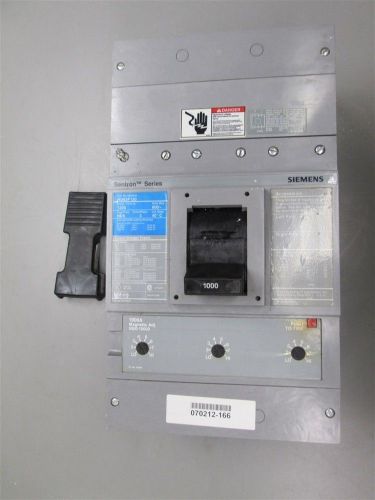 Siemens Sentron ND63F120 1000 amp trip Unit breaker Very Nice Guaranteed!