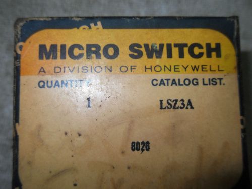 (RR2-1) 1 NIB HONEYWELL LSZ3A LIMIT SWITCH