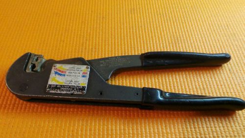 THOMAS &amp;  BETTS SHURE STAKE STA-KON HAND TOOL CRIMPER TOOL MADE IN N.J USA