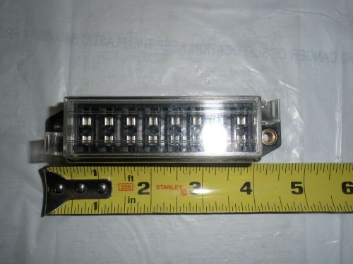 VINTAGE NOS BAKELITE FUSE BOX HOLDER PANEL AUTOMOTIVE TWO-WAY RADIO