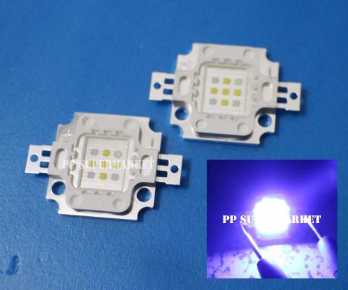 10W Square Cool White 10000K+Royal Blue 450nm-455nm High Power LED Light Bulb