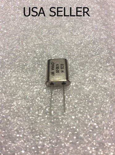 10x ECS 4MHZ Crystals Oscillator ECS-40-20-1 12-001 USA Seller