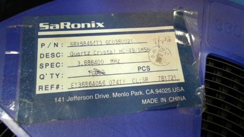 5-PCS OSCILLATOR/RESONATOR FREQUENCY SARONIX SRX5845-E(T) 5845 SRX5845ET