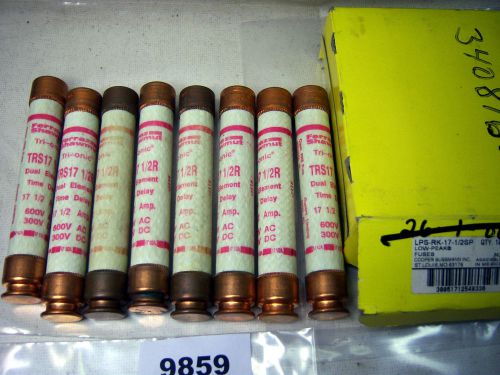 (9859) Lot of 8 Cooper Bussmann LPS-RK-17-1/2SP Fuses