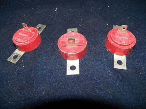 VARISTOR V250PA40A NEW. LOT OF THREE.